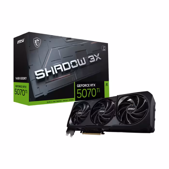 کارت گرافیک ام اس آی مدل GeForce RTX™ 5070 Ti 16G SHADOW 3X
