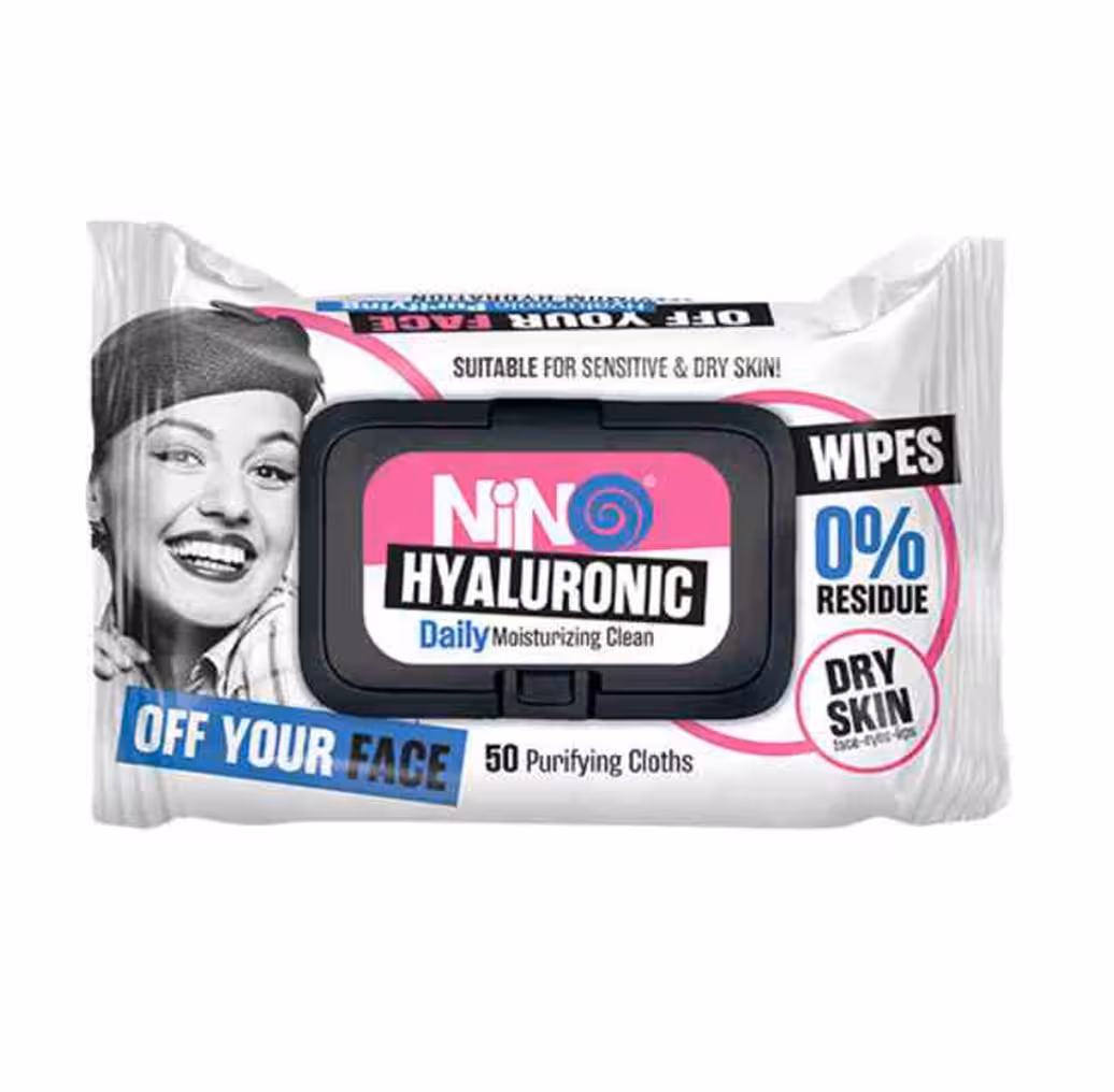 دستمال مرطوب آرایش پاک کن پوست خشک نینو