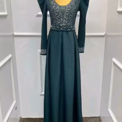 پیراهن شب زنانه لمه مدل شاهرو