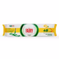 دستمال طی فیری FAIRY رایحه لیمو LIMON بسته 50 برگی