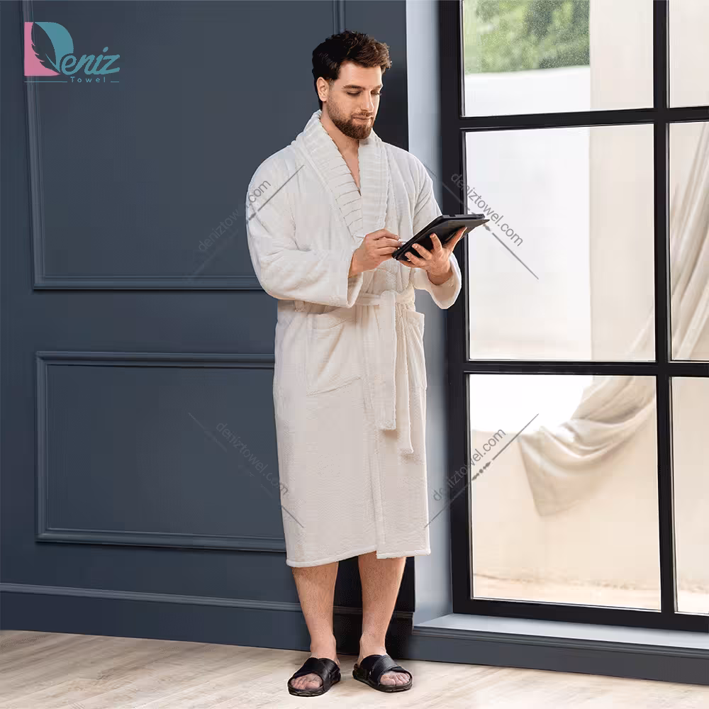 حوله تن پوش ویتو رنگ استخونی
