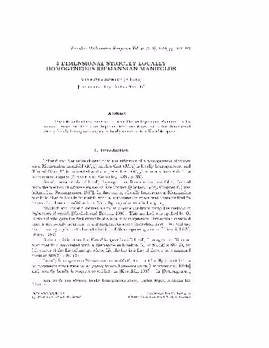 خرید و دانلود نسخه کامل کتاب 5 dimensional strictly locally homogeneous Riemannian manifolds