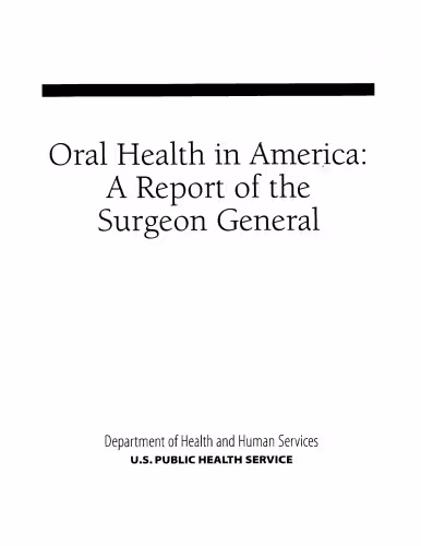 خرید و دانلود نسخه کامل کتاب Oral Health in America: A Report of the Surgeon General