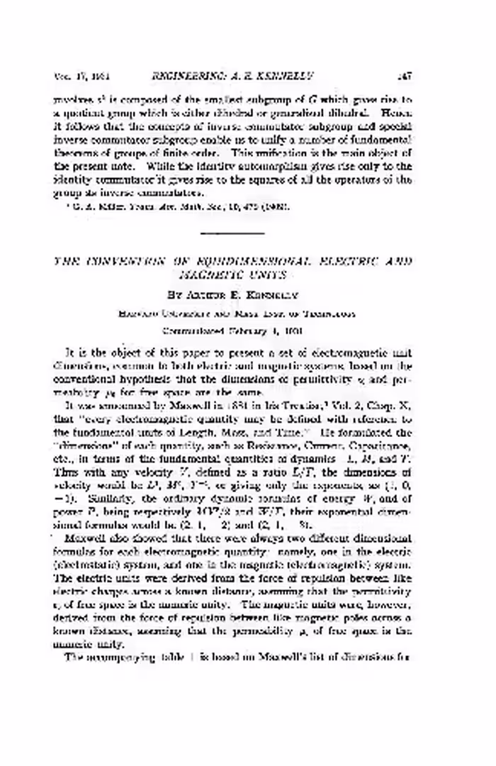 خرید و دانلود نسخه کامل کتاب The Convention of Equidimensional Electric and Magnetic Units