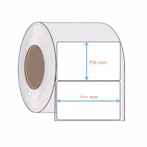 لیبل کاغذی 1 ردیف 100*35