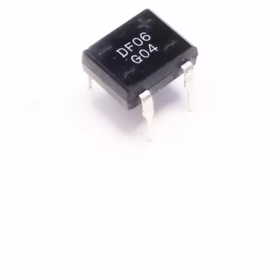 پل دیود مربعی 600 ولت 1 آمپر، DF06 600V 1A Briectifier
