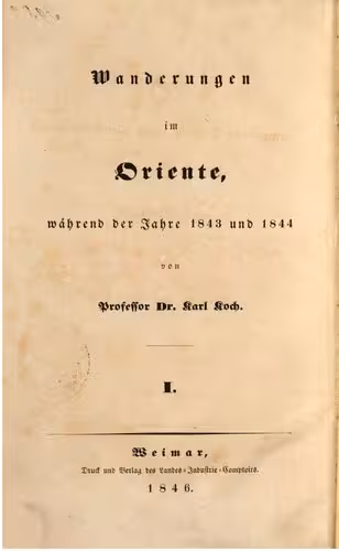 خرید و دانلود نسخه کامل کتاب Wanderungen im Oriente, während der Jahre 1843 und 1844