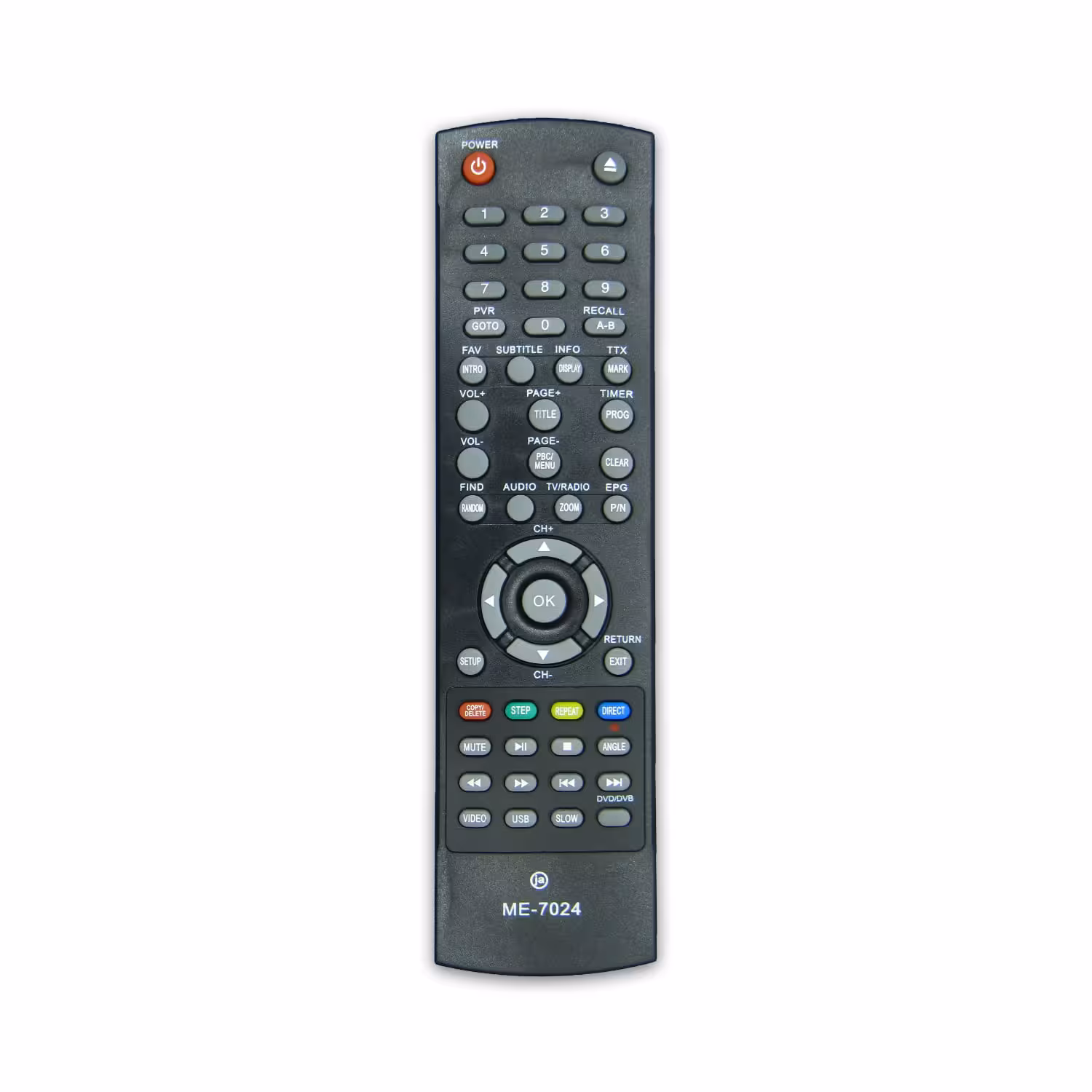 کنترل گیرنده دیجیتال مارشال MARSHAL مدل ME-7024 (DVD خور)