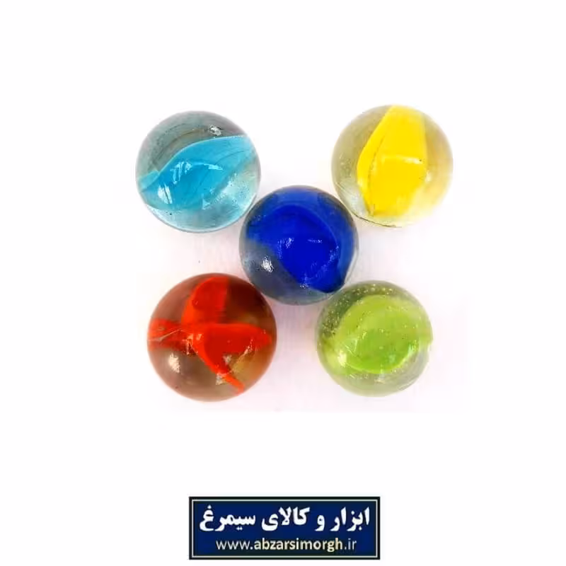 تیله شیشه ای اسباب بازی سایز متوسط بسته 10 عددی TTI-001