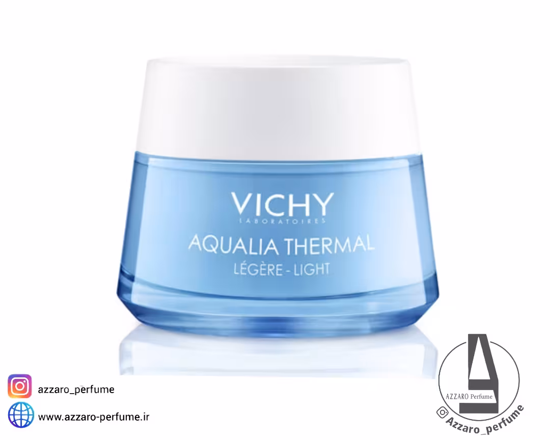 کرم آبرسان آکوالیا ترمال ویشی VICHY مدل لایت Light پوست نرمال تا خشک حجم 50 میل