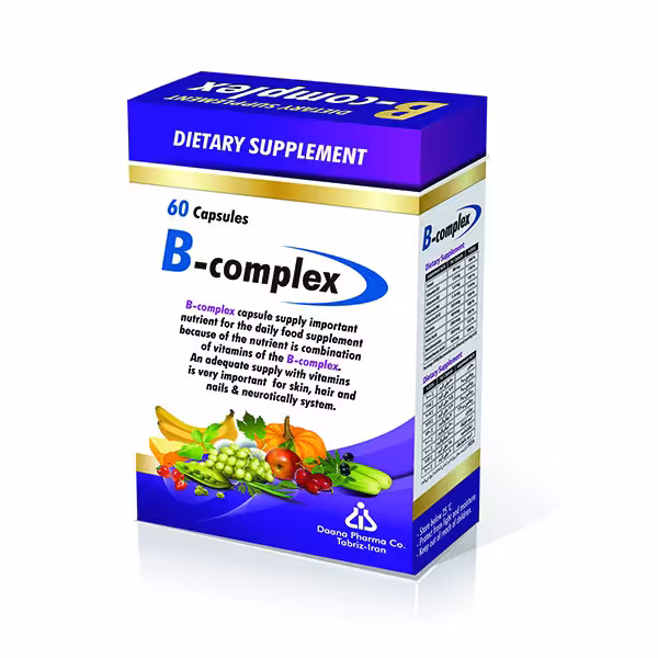 کپسول ب کمپلکس دانا 60 عددی