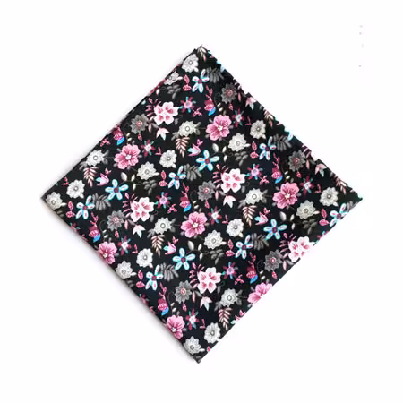 دستمال جیب دستدوز گلدار psh1181