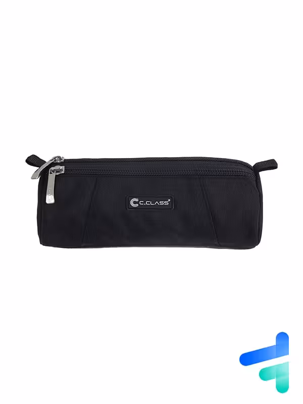 جامدادی سه زیپ مدل آرتو برند سی کلاس رنگ مشکی