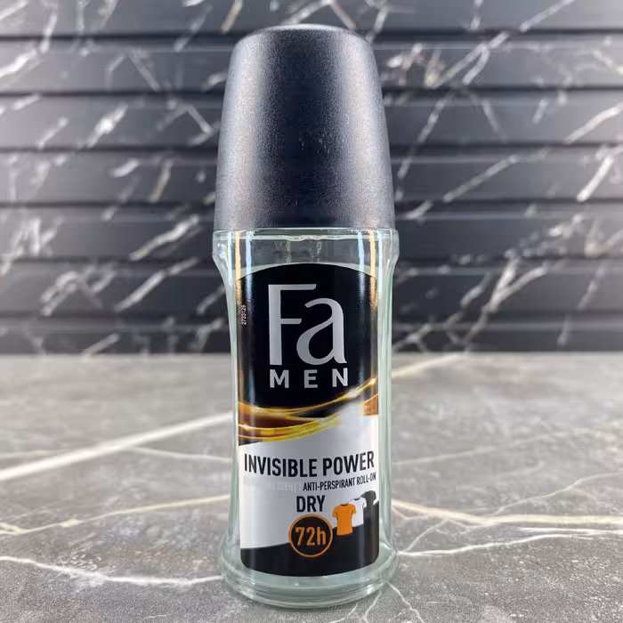 مام رول ضد تعریق مردانه فا Fa مدل Invisible Power Dry حجم 50 میل