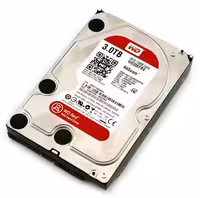 هارد سه ترابایت وسترن قرمز مدل HDD 3 TB RED WD30EFRX (استوک کارکرد کمتر از 3 سال)