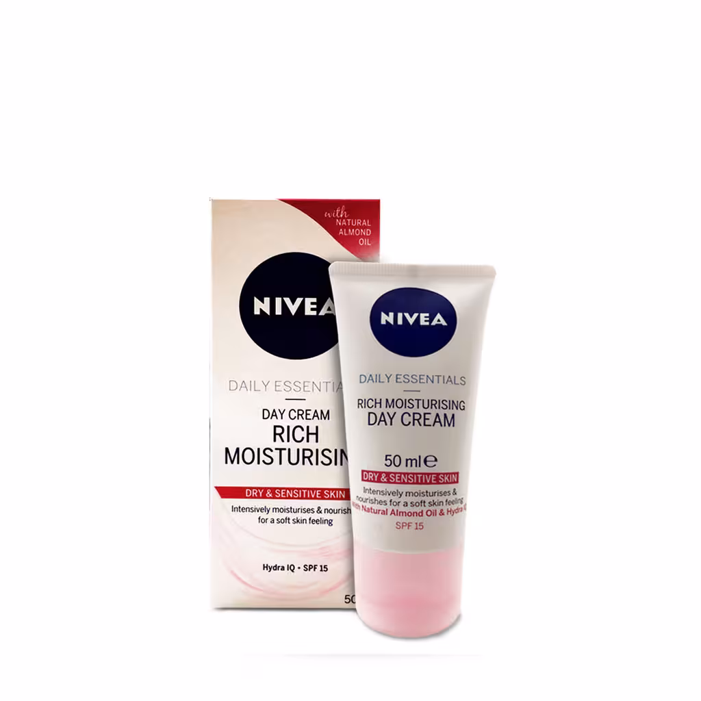 کرم مرطوب کننده روز نیوآ مخصوص پوست های خشک و حساس 50 میلی لیتر