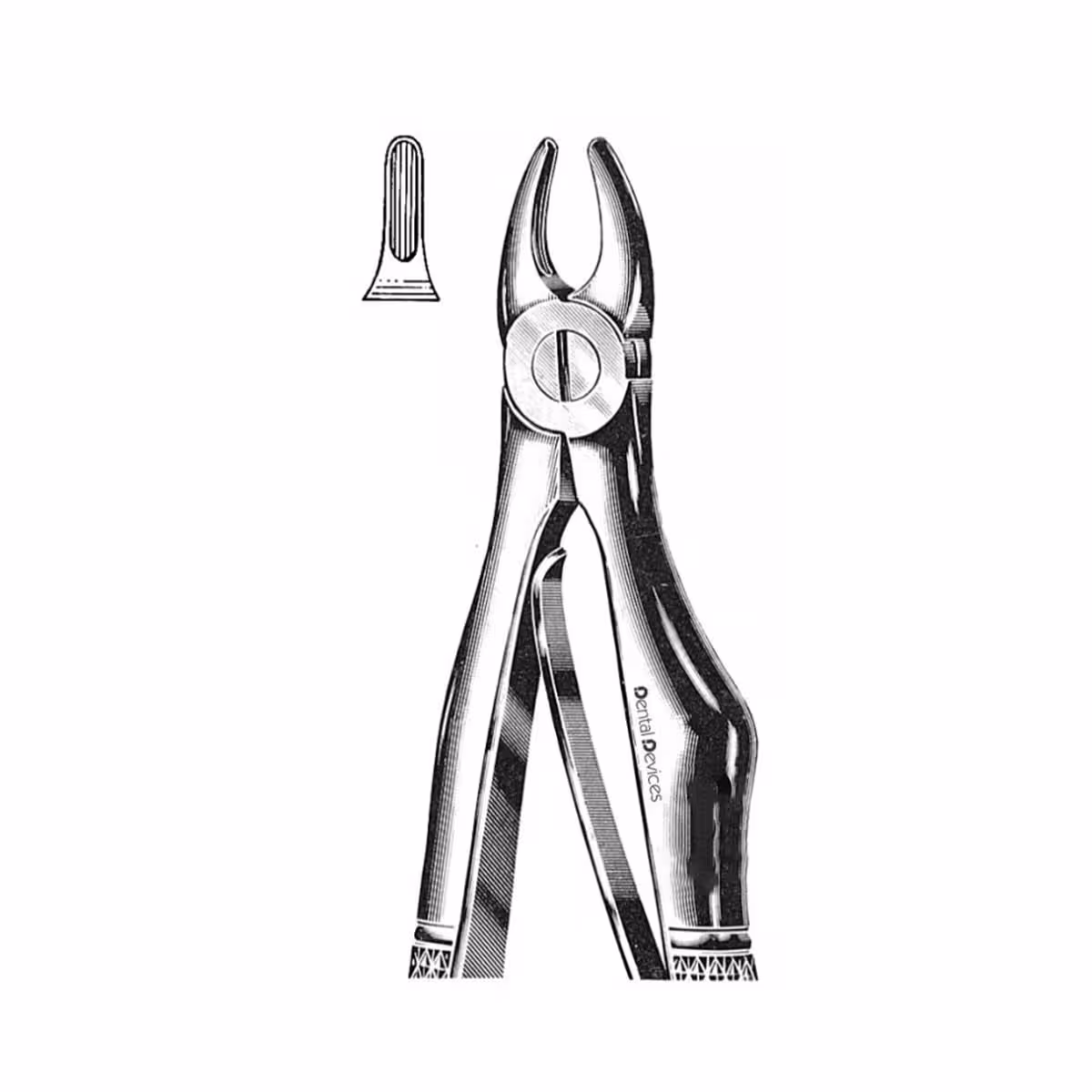 فورسپس سانترال فک بالا اطفال دنتال دیوایس | Forceps Dental Devices