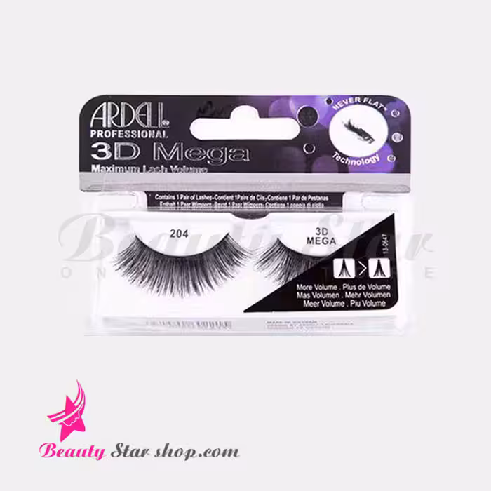 مژه مصنوعی سه بعدی مگا آردل مدل 204