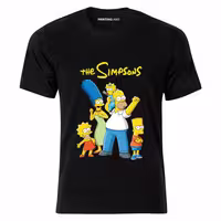 تی شرت آستین کوتاه مردانه  طرح Simpsons
