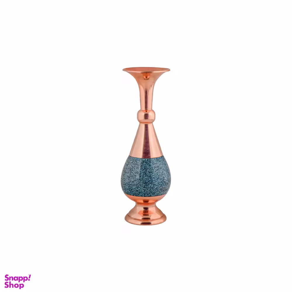 گلدان صراحی 40 فیروزه کوب آقاجانی (Aghajani)