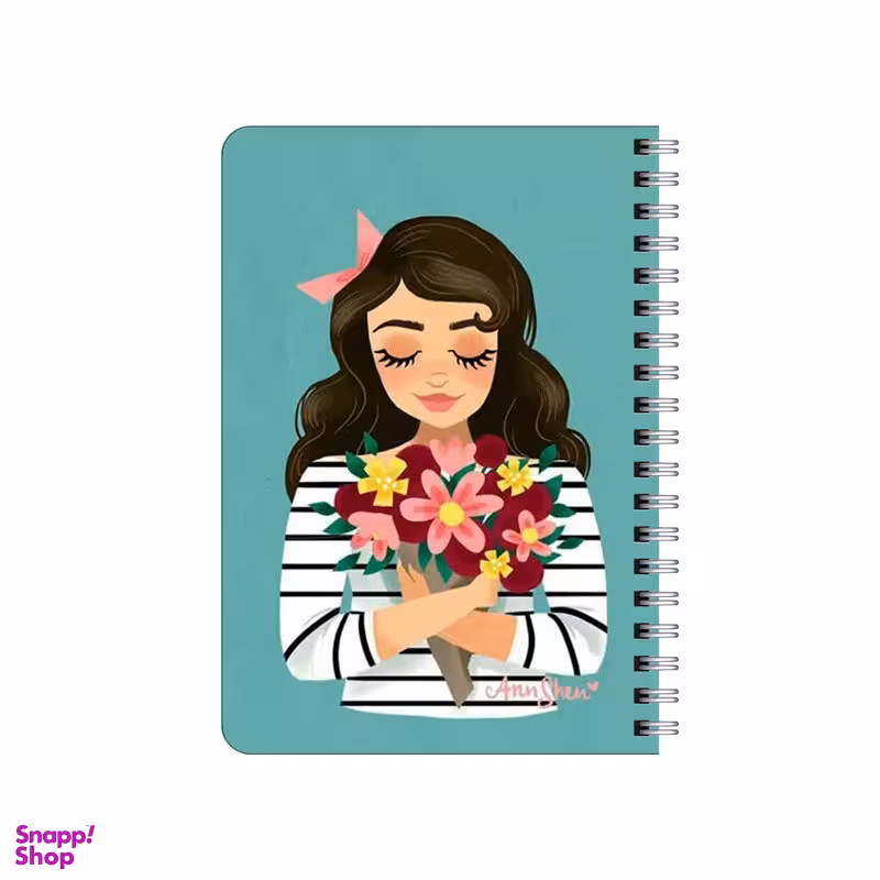 دفترچه یادداشت بامبیلیپ مدل دختر و دست گل کد 7683298