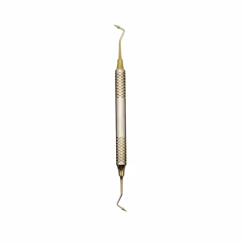 قلم کامپوزیت طلایی Composite Filling Instrument Carver 2 Ends