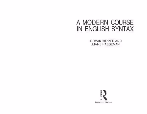 خرید و دانلود نسخه کامل کتاب A Modern Course in English Syntax