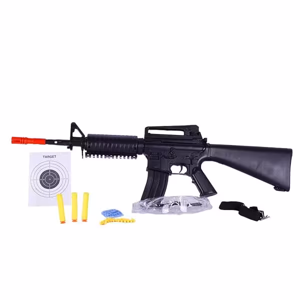 تفنگ تیر ژله ای- ابری و ساچمه ای مدل m16