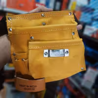 کیف کمری چرمی ابزار 7 جیب گروز ساخت هند مدل LB-7