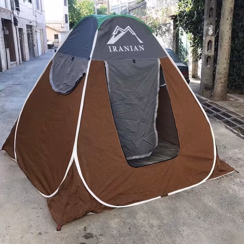 چادر مسافرتی 8 نفره برزنت برنو ضخیم پنجره دار