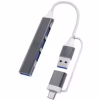 هاب چهار پورت TYPE-C TO USB HUB 4 PORTS مدل C-809