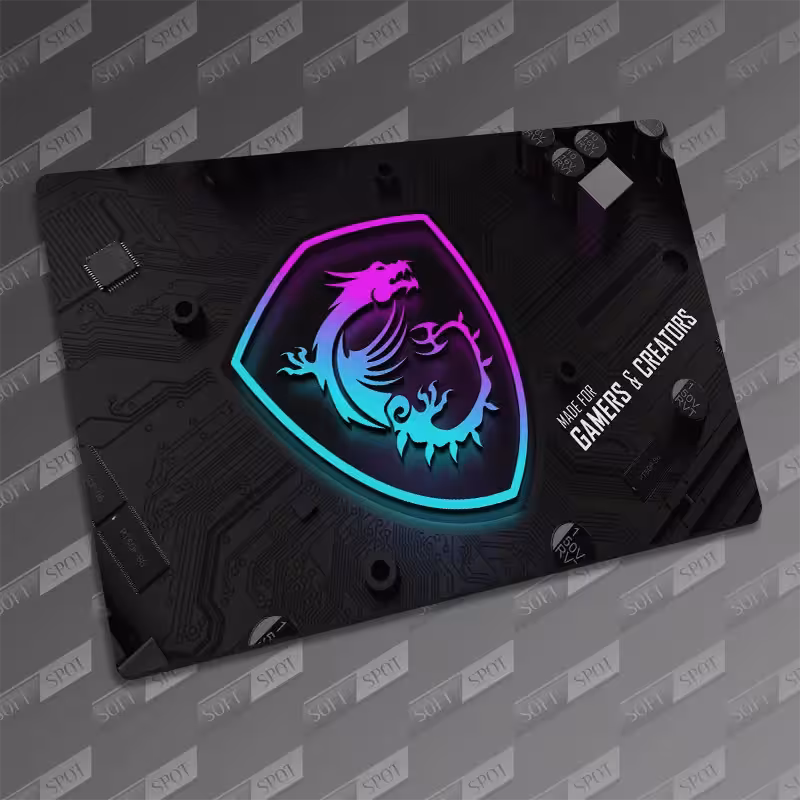 ماوس پد طرح MSI Made For Gamers and Creators MP-214