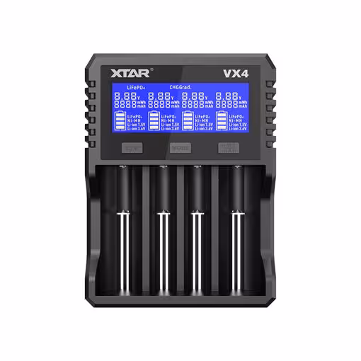 شارژر باتری اکستار 4 شیار هوشمند XTAR VX4 Visile Mixer