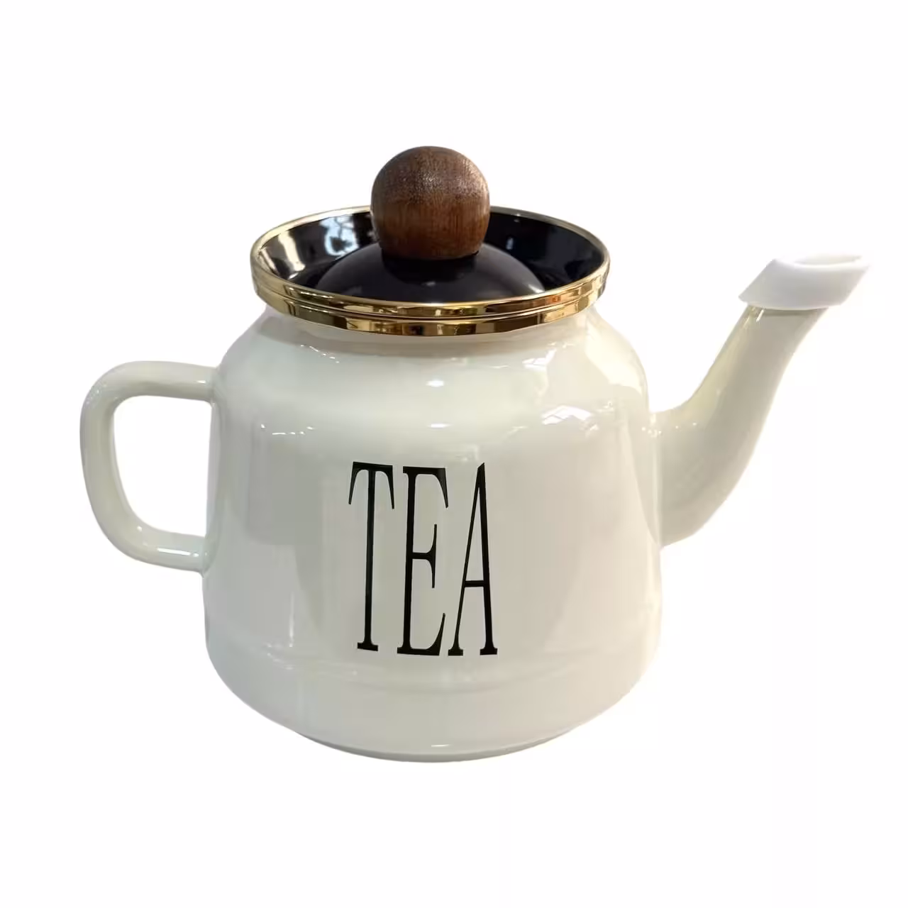 ست کتری و قوری مدل لعابی طرح Drink tea گنجایش کتری 2.5 لیتر گنجایش قوری 1 ایتر