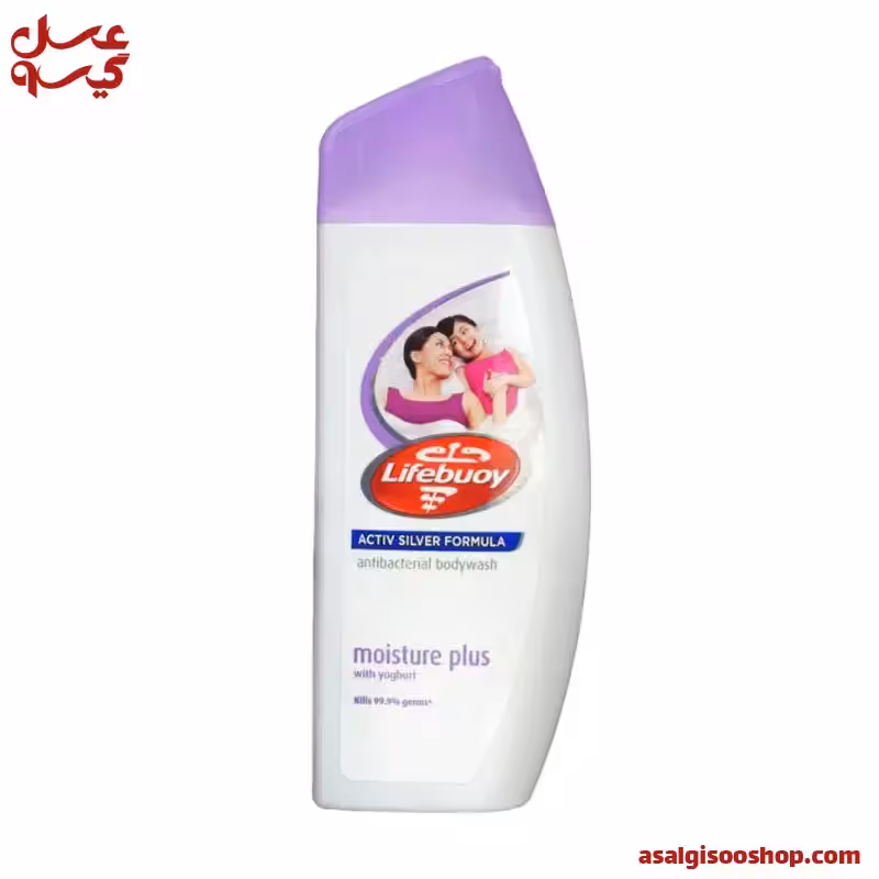 شامپو بدن لایف بوی مدل Moisture Plus حجم 300 میلی‌لیتر آنتی‌باکتریال و آبرسان پوست | Lifebuoy Moisture Plus Antibacterial Body Wash 300ml | کد 2865