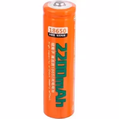 باتری لیتیومی اسمال سان 18650 ظرفیت 2200 میلی‌آمپر