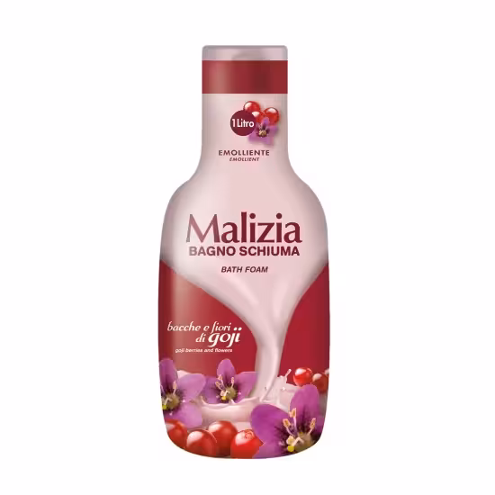 شامپو بدن مالزیا MALIZIA مدل BACCHE E FIORI DI GOJI حجم 1000 میل