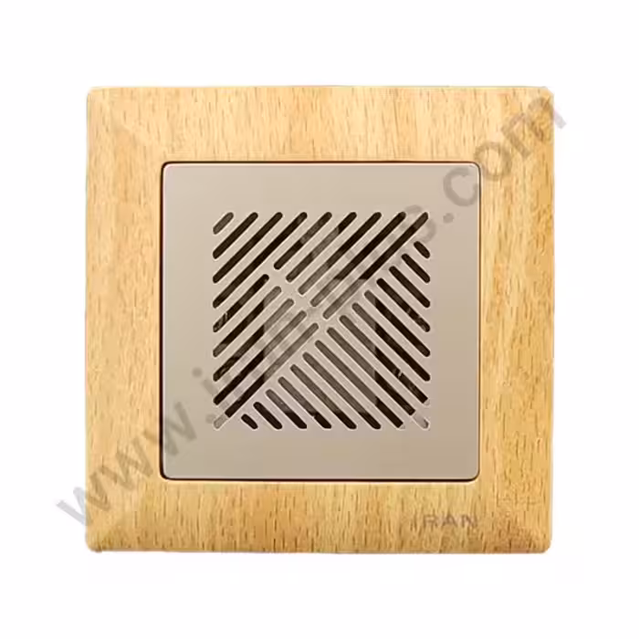 زنگ اخبار (بیزر) مدل الیزه طرح چوب روشن میانی بژ