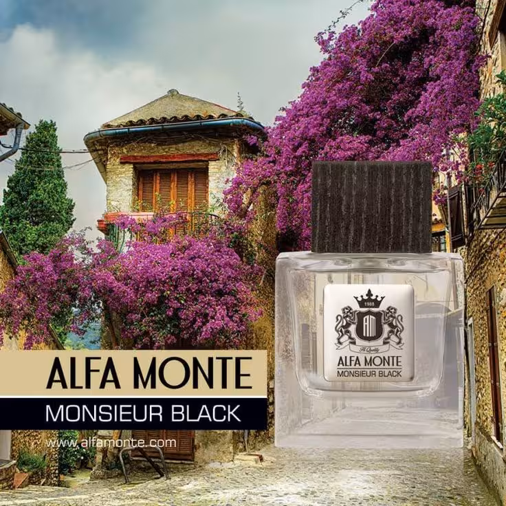 ادکلن عطر مانژر بلک (Monsieur Black) آلفامونته 100 میل