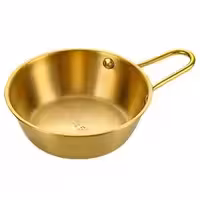 پیمانه متوسط استیل طلایی تک دسته گلد کیش GOLD KISH مدل 2373 GK