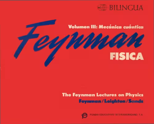 خرید و دانلود نسخه کامل کتاب Fisica Volumen 3 - Mecanica cuantica