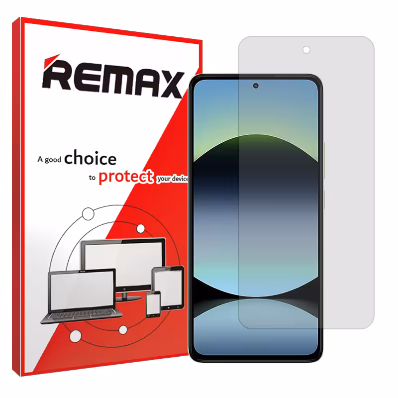 گلس شیائومی Redmi Note 14 4G مدل هیدروژلی شفاف برند ریمکس کد S