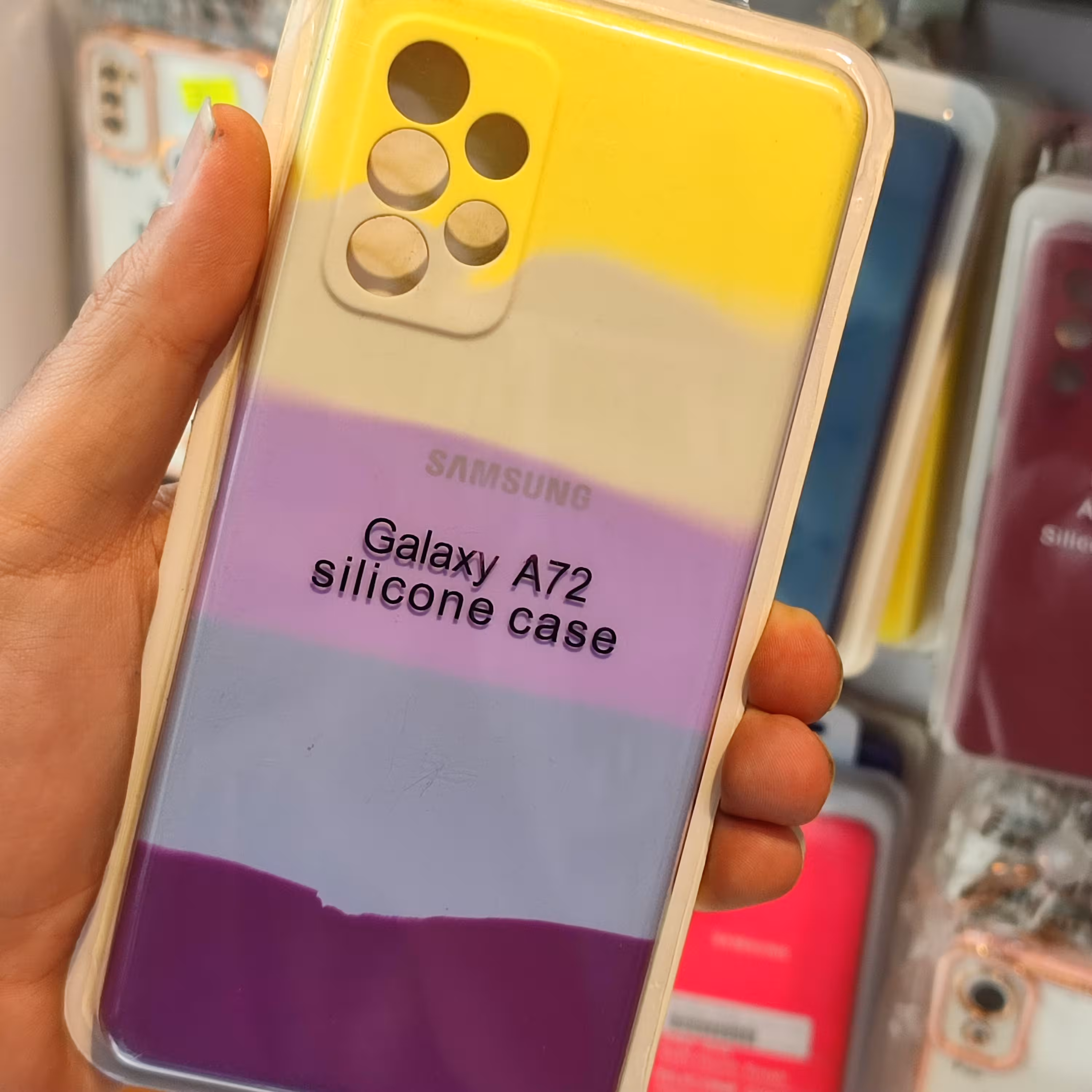 گارد سیلیکونی آبرنگی اورجینال  A72