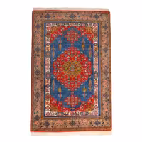 فرش دستباف سه متری طرح لچک ترنج خراسان