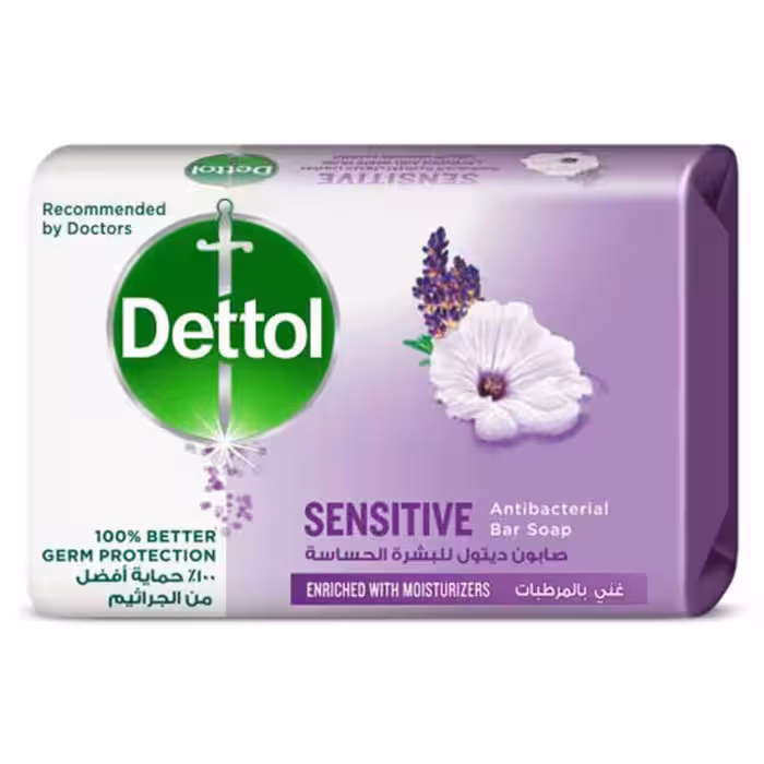 صابون دتول آنتی باکتریال سنستیو حجم 100 گرم