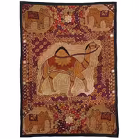 رومیزی سوزن دوزی ابریشم دیوار کوب کد GHAAB26