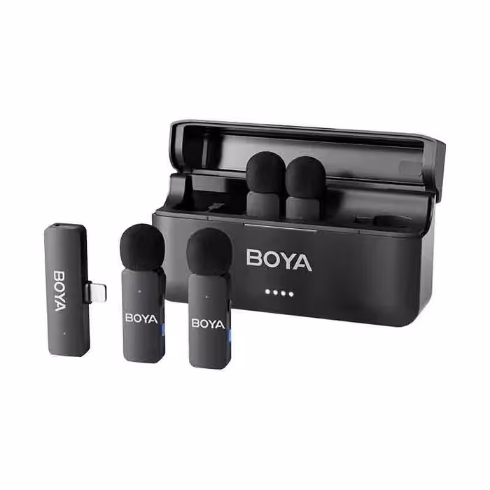 میکروفن بی‌سیم چهار‌کاربره بویا مدل BOYA BY-V4D Lightning