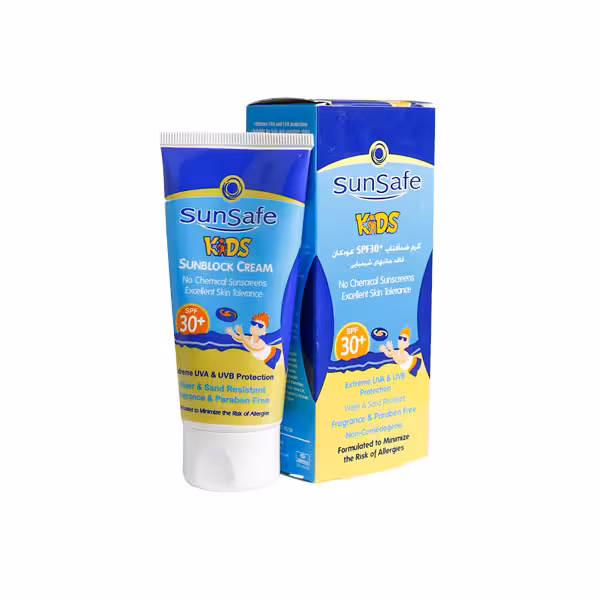 کرم ضد آفتاب کودکان سان سیف SPF30
