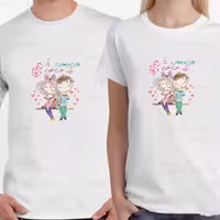 تیشرت دونفره ولنتاین با عکس عاشقانه کد 15