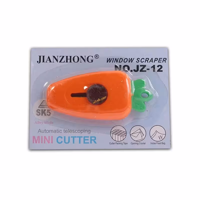 کاتر نیمه فانتزی طرح هویج نارنجی JZ-12